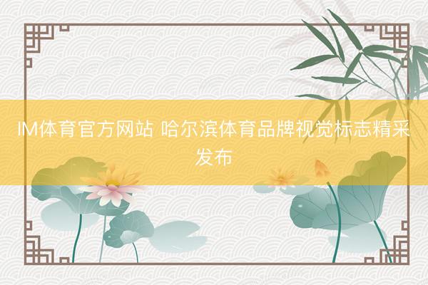 IM体育官方网站 哈尔滨体育品牌视觉标志精采发布