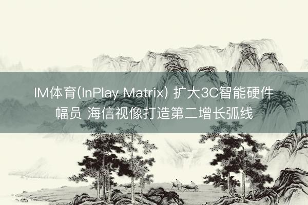 IM体育(InPlay Matrix) 扩大3C智能硬件幅员 海信视像打造第二增长弧线