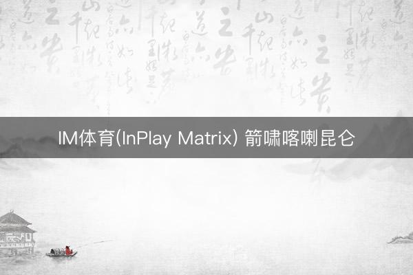 IM体育(InPlay Matrix) 箭啸喀喇昆仑