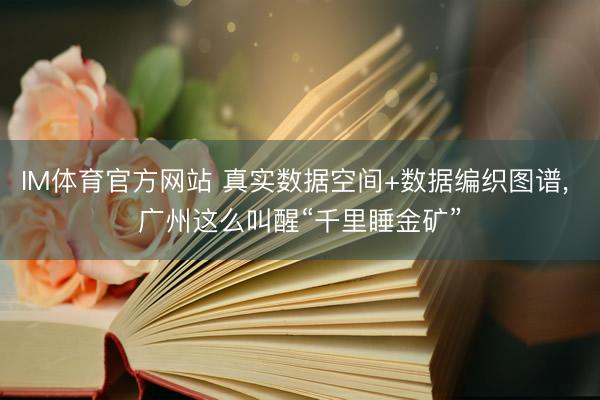 IM体育官方网站 真实数据空间+数据编织图谱， 广州这么叫醒“千里睡金矿”
